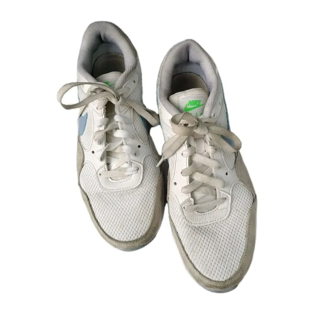 Nike/Nike Air Max/Women's Nike Air Max SC shoe/white and light blue/Size 9 US